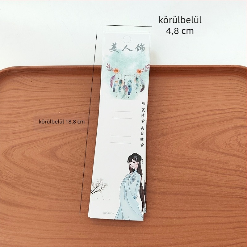 DIY ékszerkiegészítők papírral készült csomagoló kártyák nyomtatott dizájnnal, Kazhi modell, 2025 nyár