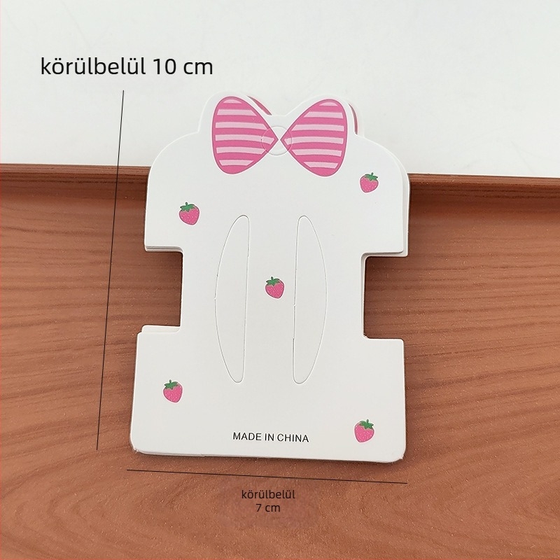 DIY ékszerkiegészítők papírral készült csomagoló kártyák nyomtatott dizájnnal, Kazhi modell, 2025 nyár