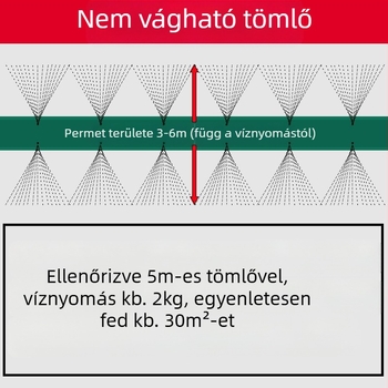 Fű öntöző rendszer automata permetezéssel és mikropermetezővel, vízcső; Importálás: Nem