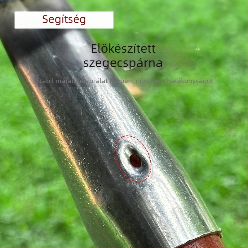 Kültéri talajlazításra szolgáló gereblye, teljes acél szerkezettel – Márka: Egyéb; Alkalmazási terület: Egyéb