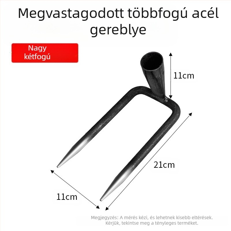 Kültéri talajlazításra szolgáló gereblye, teljes acél szerkezettel – Márka: Egyéb; Alkalmazási terület: Egyéb