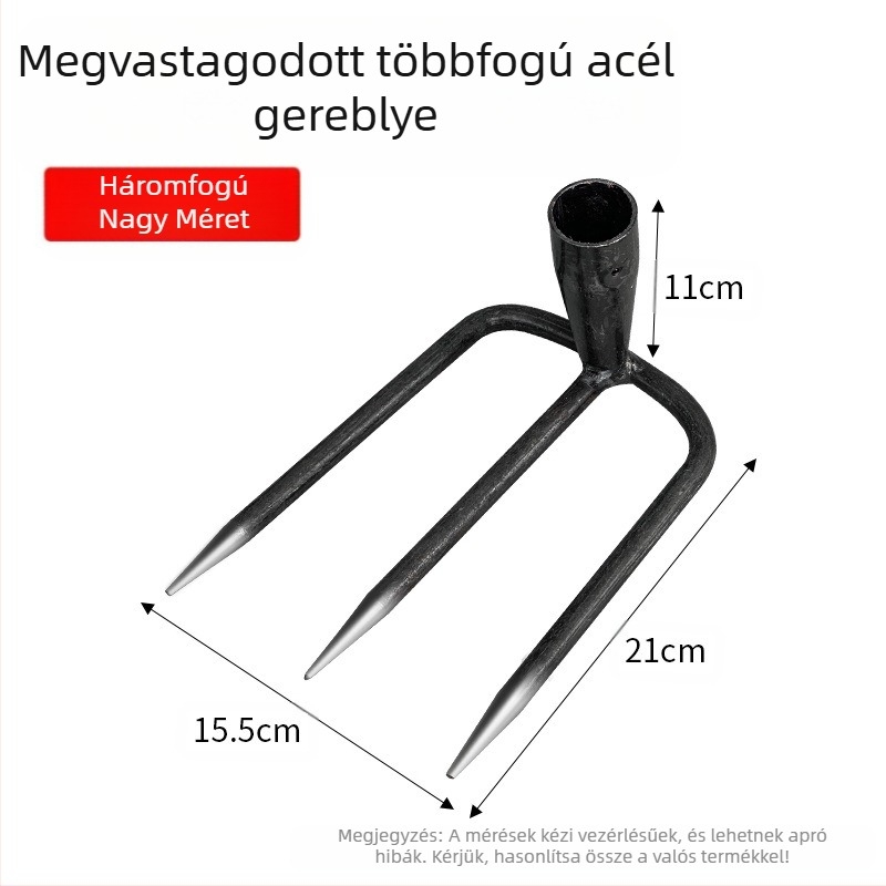 Kültéri talajlazításra szolgáló gereblye, teljes acél szerkezettel – Márka: Egyéb; Alkalmazási terület: Egyéb