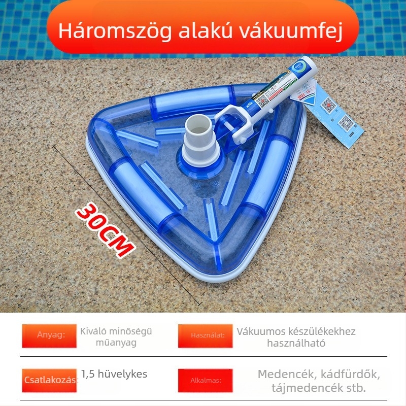 Alumínium ötvözetű szívófej felfújható medencékhez — pool szívóeszköz kiegészítő