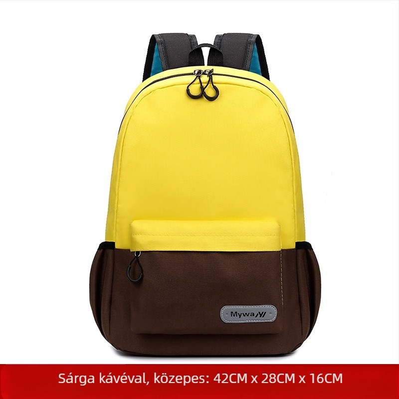 Általános iskolás diákok hátizsákja, uniszex, terheléscsökkentő dizájn, Oxford anyag, légáteresztő és kopásálló, vállpántokkal és levegőpárnázással, iskola használatra