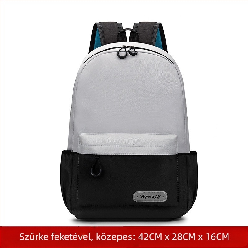 Általános iskolás diákok hátizsákja, uniszex, terheléscsökkentő dizájn, Oxford anyag, légáteresztő és kopásálló, vállpántokkal és levegőpárnázással, iskola használatra