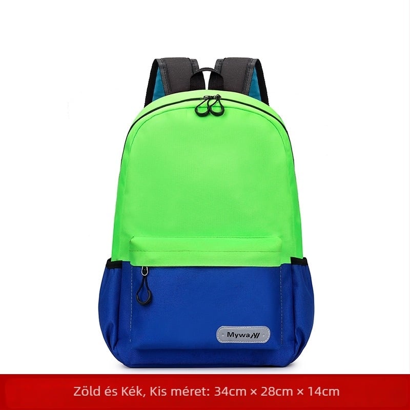 Általános iskolás diákok hátizsákja, uniszex, terheléscsökkentő dizájn, Oxford anyag, légáteresztő és kopásálló, vállpántokkal és levegőpárnázással, iskola használatra