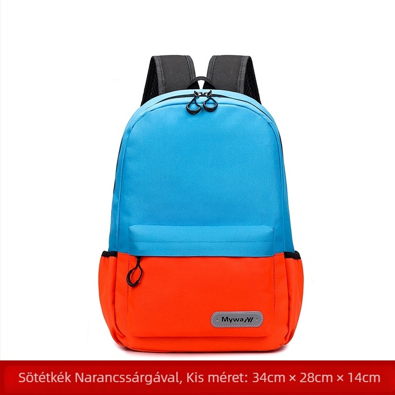 Általános iskolás diákok hátizsákja, uniszex, terheléscsökkentő dizájn, Oxford anyag, légáteresztő és kopásálló, vállpántokkal és levegőpárnázással, iskola használatra