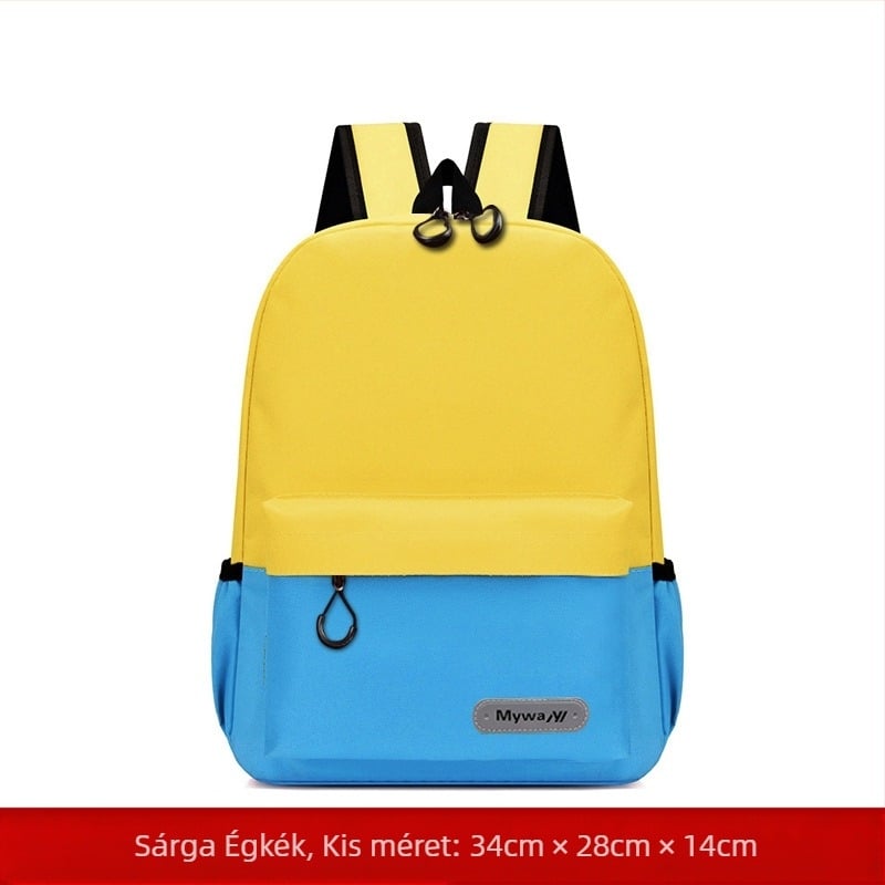 Általános iskolás diákok hátizsákja, uniszex, terheléscsökkentő dizájn, Oxford anyag, légáteresztő és kopásálló, vállpántokkal és levegőpárnázással, iskola használatra