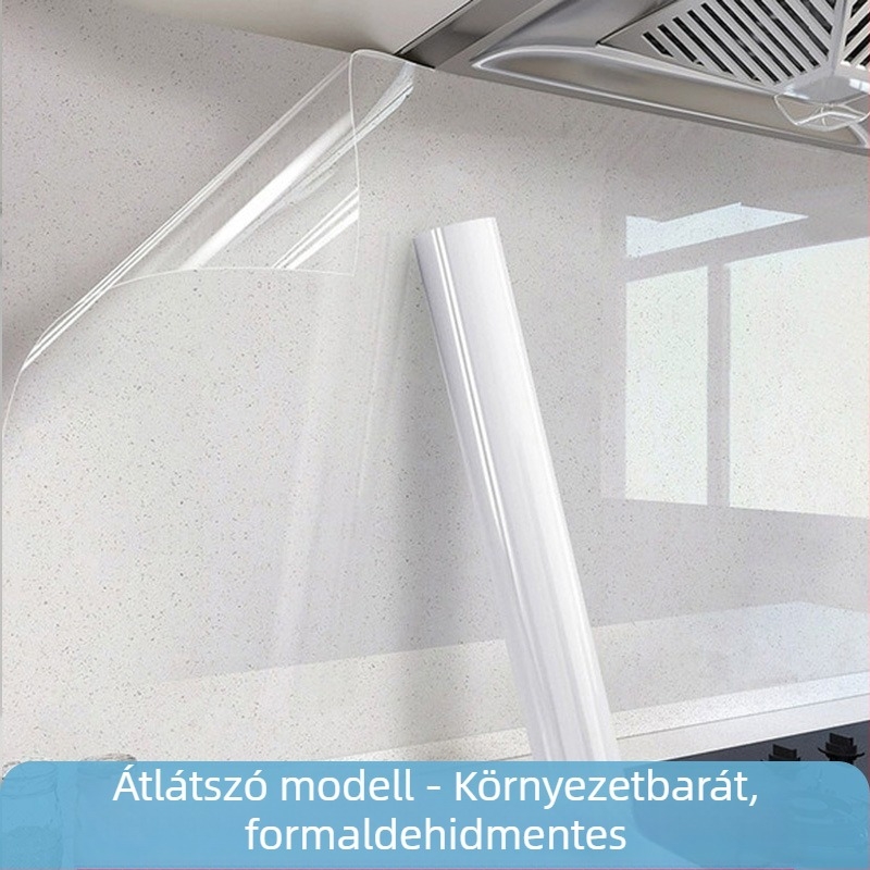 Konyhai PET falitapasz, olaj- és hőálló, márványmintás, öntapadós, 1 db, vízálló