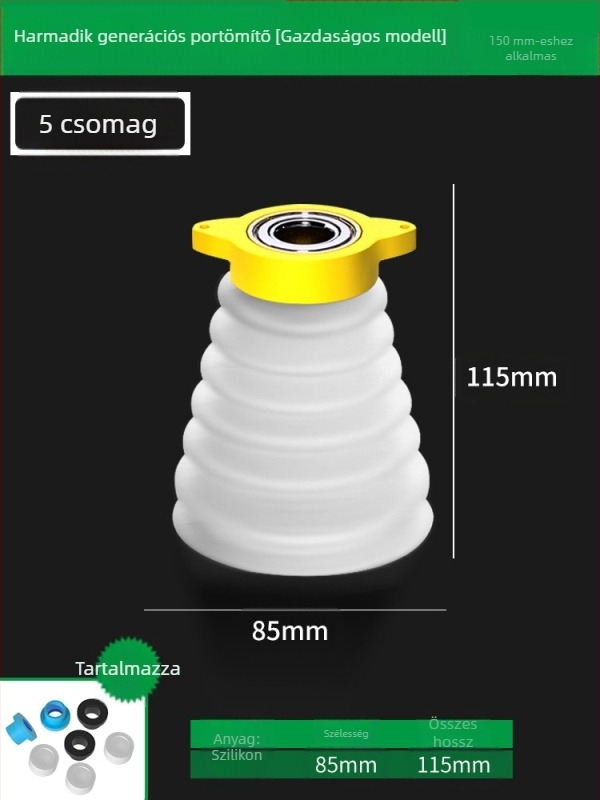 Porvédő sapka kalapácsos fúróhoz – műanyag/gumi, Insurance Union márka, porgyűjtő kiegészítő