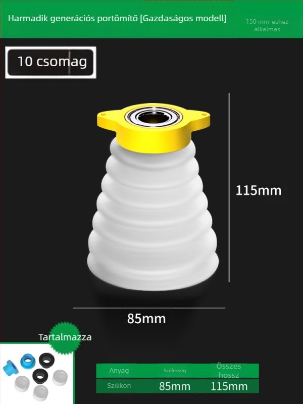Porvédő sapka kalapácsos fúróhoz – műanyag/gumi, Insurance Union márka, porgyűjtő kiegészítő