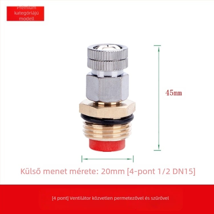 Sárgaréz szabályozható atomizáló permetezőfej (Használat: Egyéb; Márka: Egyéb)
