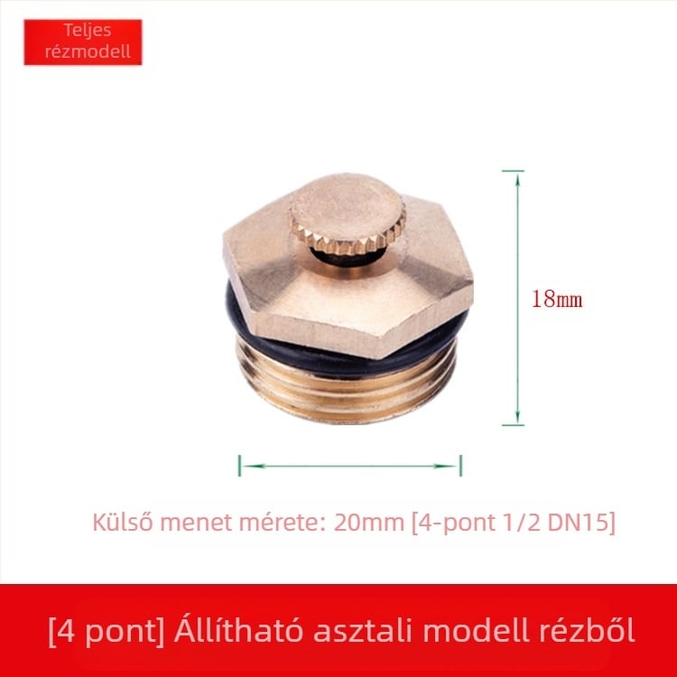 Sárgaréz szabályozható atomizáló permetezőfej (Használat: Egyéb; Márka: Egyéb)