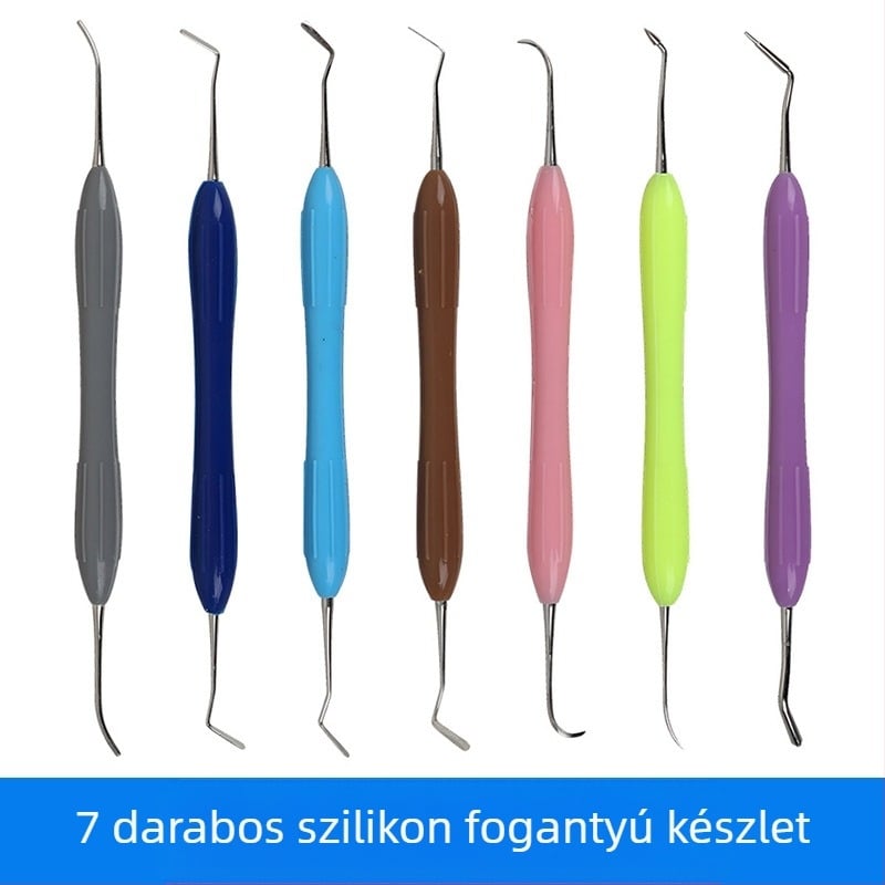 Pinyue fogászati esztétikai gyanta helyreállítási készlet kettős fejű eszközzel, 146 g/készlet, felnőtteknek