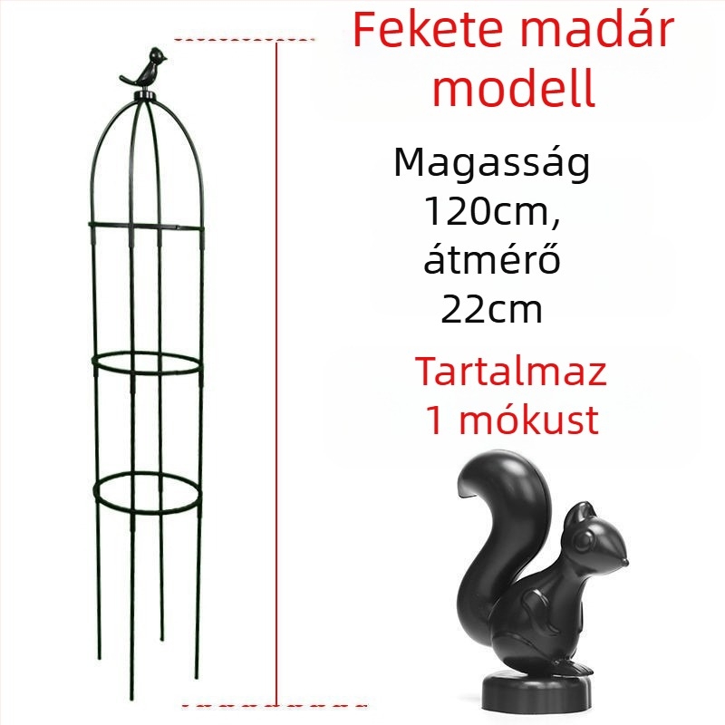 Kerti futó növényekhez tervezett keret rózsák és clematis számára, esernyő alakú keret, gomba alakú virágtartó, zöld növények támasza kültéri használatra (Stílus: Pastoral; Növekedési hőmérséklet: Egyéb; Növényfajták: Egyéb)