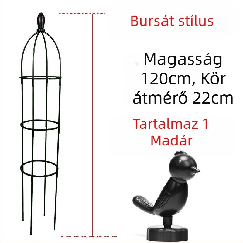 Kerti futó növényekhez tervezett keret rózsák és clematis számára, esernyő alakú keret, gomba alakú virágtartó, zöld növények támasza kültéri használatra (Stílus: Pastoral; Növekedési hőmérséklet: Egyéb; Növényfajták: Egyéb)