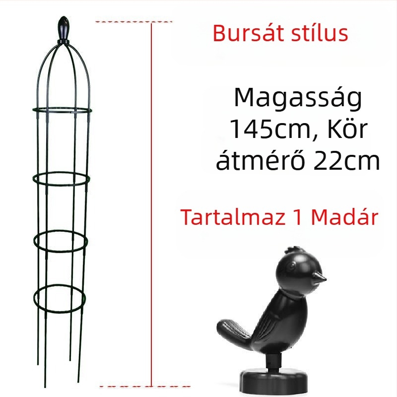 Kerti futó növényekhez tervezett keret rózsák és clematis számára, esernyő alakú keret, gomba alakú virágtartó, zöld növények támasza kültéri használatra (Stílus: Pastoral; Növekedési hőmérséklet: Egyéb; Növényfajták: Egyéb)