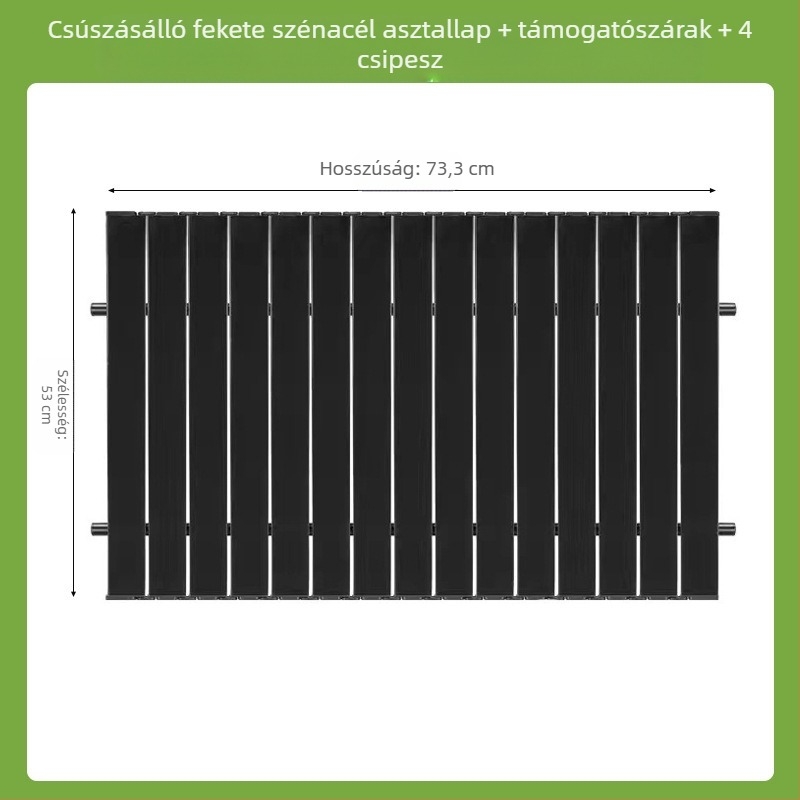 Kemping kocsi – Összecsukható kültéri hordozható kocsi, piknikasztallal