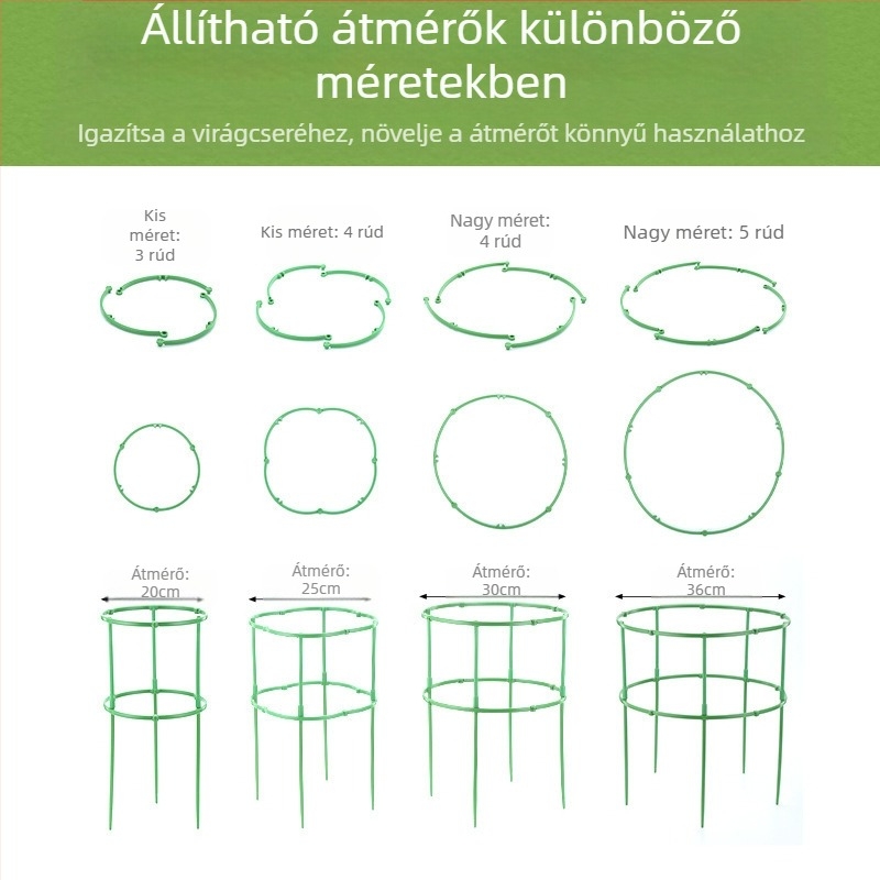 FURUN Virágcserép tartó, műanyag, padlóra álló, minimalist stílus, otthoni kertészkedés