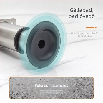 Állítható bútorlábak – Qiaoju qiaojian hardware, modell QJDL-BXGGJ-7, anyag: rozsdamentes acél / hidegen hengerelt acél, alkalmas szekrényekhez és kanapékhoz, stílus: modern minimál