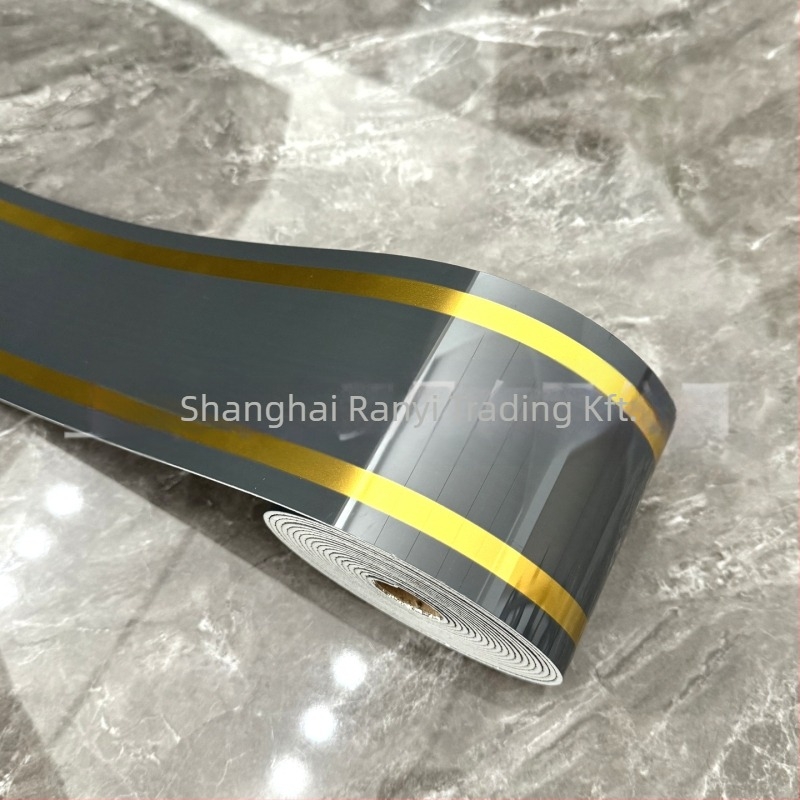 PVC márvány imitációjú csempe, öntapadós díszítőcsík falhoz és küszöbhöz