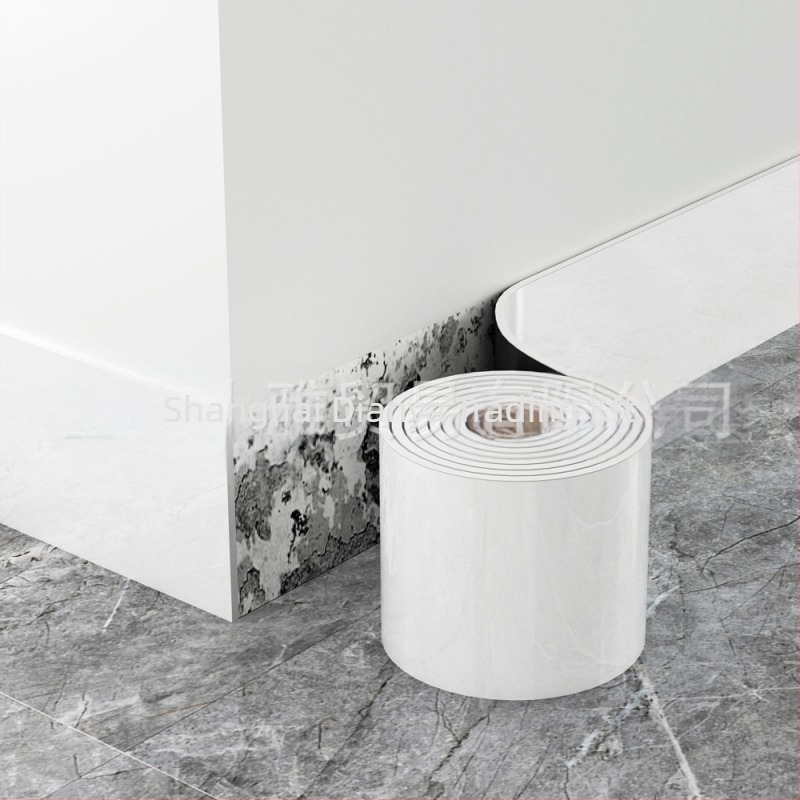 PVC márvány imitációjú csempe, öntapadós díszítőcsík falhoz és küszöbhöz