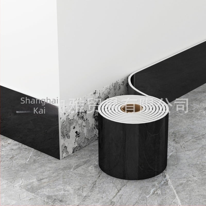 PVC márvány imitációjú csempe, öntapadós díszítőcsík falhoz és küszöbhöz