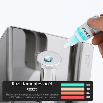 Huanuo WC-papír tartó 304 rozsdamentes acélból, négyzetes alak, tükrös felület, modern minimalizmus