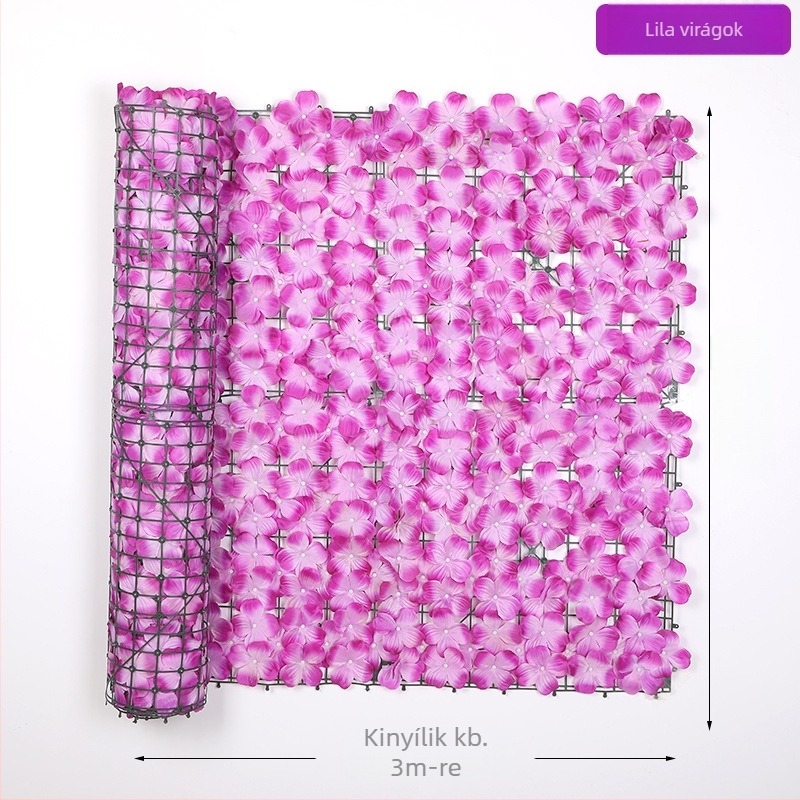 Kültéri használatra tervezett műanyag és poliészter növényzet kerítéshez – reliefes kivitel; típus: kerítés szimulált levelei; fajták: pothos, borostyán, rattan; alkalmas kültéri terekre, fotózásra és otthoni dekorációhoz.