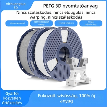 PETG 3D nyomtatáshoz filament - kerek keresztmetszet, Sűrűség 1,24 g/cm³, Hossz 330