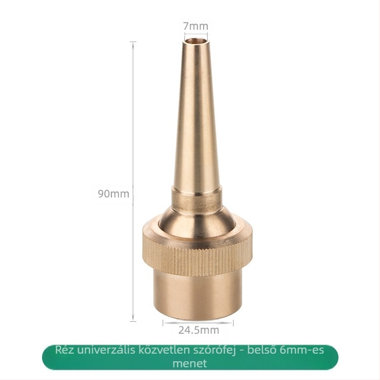 Rézből készült szökőkútfúvóka, atomizált, háztartási használatra, állítható szeleppel, tájvízi elemekhez és vízoszlopokhoz a közterületeken