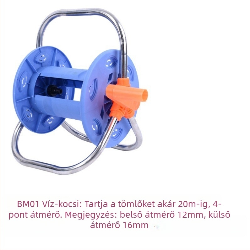 Öntöző tömlő tekerő, nagy nyomású öntözés a kertben, zöldségek és akvárium számára