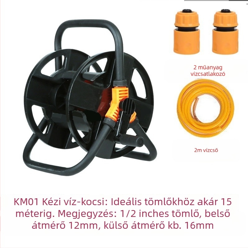 Öntöző tömlő tekerő, nagy nyomású öntözés a kertben, zöldségek és akvárium számára