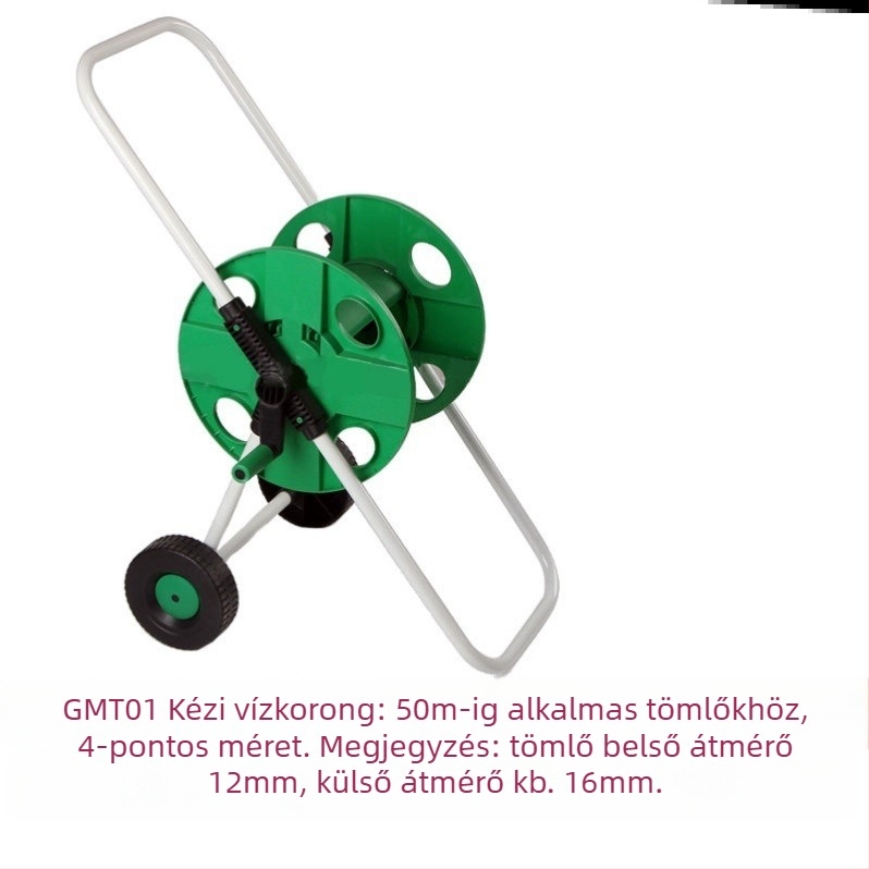 Öntöző tömlő tekerő, nagy nyomású öntözés a kertben, zöldségek és akvárium számára