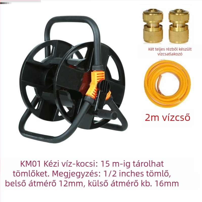 Öntöző tömlő tekerő, nagy nyomású öntözés a kertben, zöldségek és akvárium számára