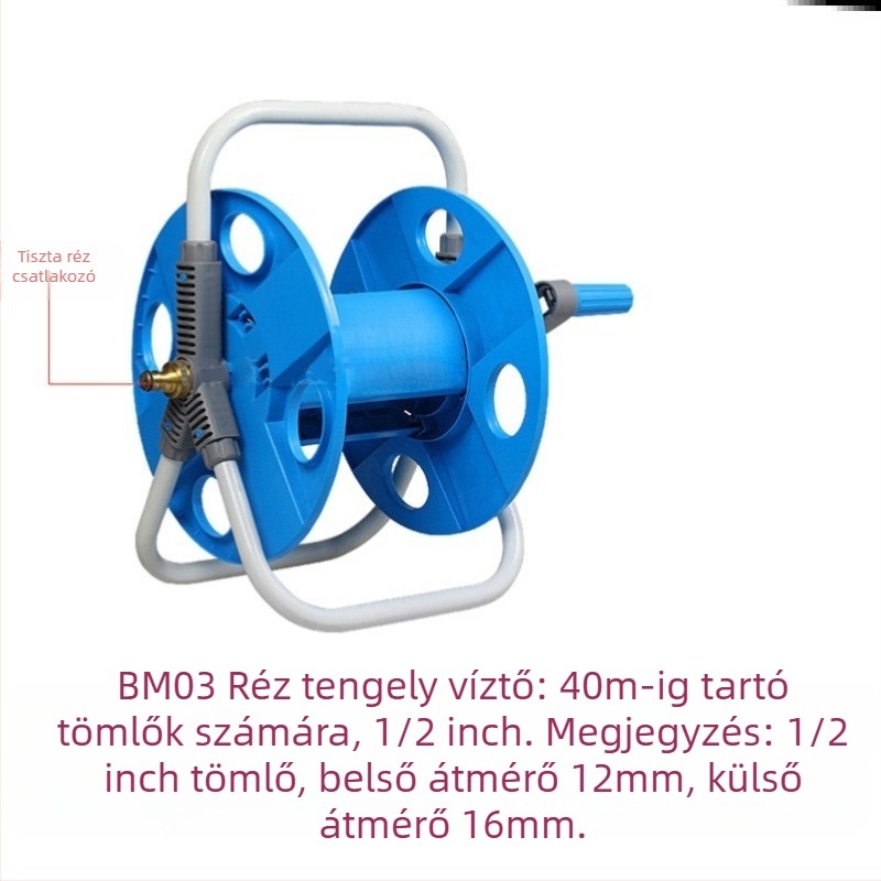 Öntöző tömlő tekerő, nagy nyomású öntözés a kertben, zöldségek és akvárium számára