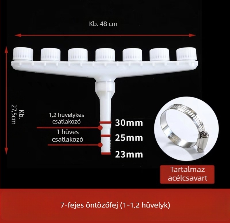 Üvegházi öntözőszóró, más típusú, márka nélküli, nem importált