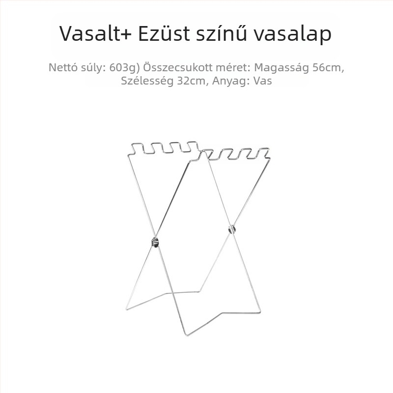 Összecsukható kültéri szemetesállvány zacskótartóval, 100% új műanyag anyag