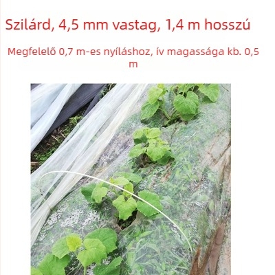 Erkélyre való zöldségtermesztő ív-keret üvegházi műanyag fóliával, univerzális modell, 2024-ben megjelent