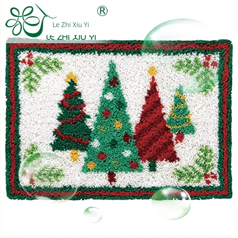 Képregény motívummal díszített, négyzet alakú szőnyegpárna, akril szálak, kézi mosás, alkalmas nappalira, hálószobára, dolgozószobára, étterembe, előszobára, erkélyre