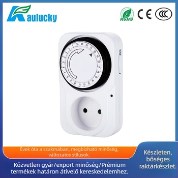 XINLI Többfunkciós elektronikus időzítő, négyszögletes digitális aljzat programozható kijelzővel, CE ROHS CB tanúsított, időzítő kapcsoló