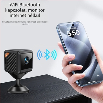 W02 akciókamera 1080p videóval, 140° széles látószög, éjszakai látás, WiFi és Bluetooth.
