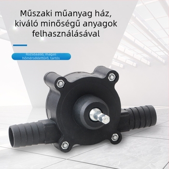 Miniatűr önfelhúzó háztartási vízszivattyú kézi fúró meghajtással és DC motorral - Tianhu