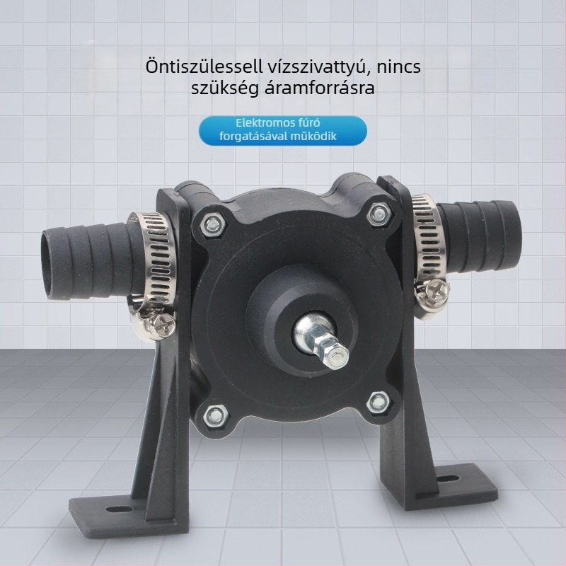 Miniatűr önfelhúzó háztartási vízszivattyú kézi fúró meghajtással és DC motorral - Tianhu
