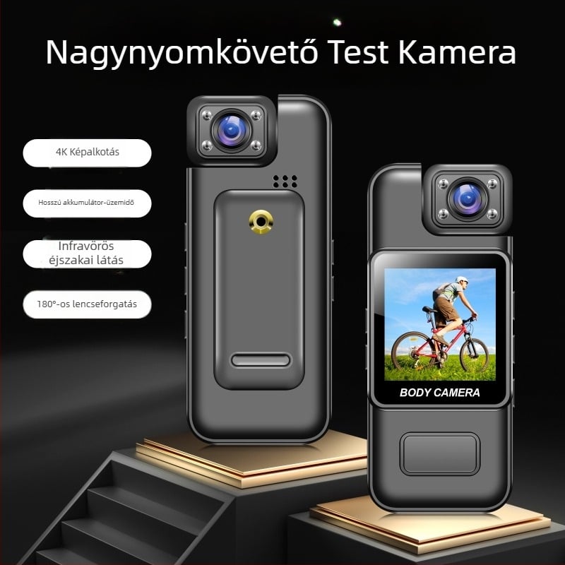 M11 Kompakt hordozható kamerarögzítő 1,54 hüvelykes LCD-vel, 2.0 MP, microSD kártya akár 128 GB-ig, 4–5 órás üzemidő