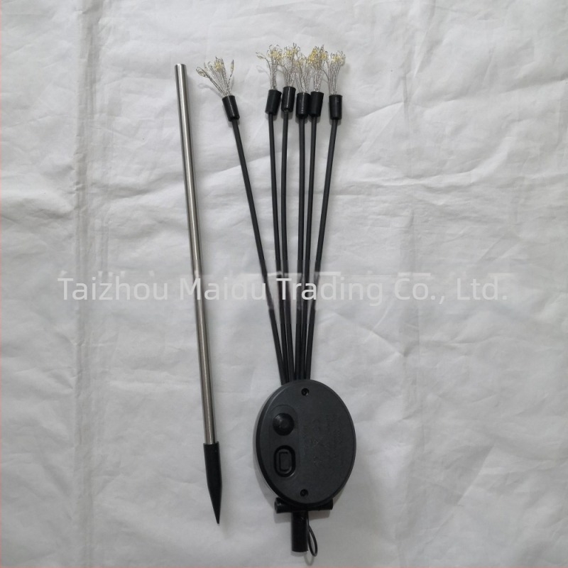 Napelemes rézdrótos LED lámpa kültéri dekorációhoz, virág alakú talajlámpa, 3000 lm, napelemes működés, IP65, bemeneti feszültség ≤36 V