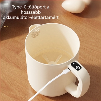 Kompakt kézi elektromos tojásverő és többfunkciós keverő rizs mosás és szűrés funkcióval, 3.7V, 0.8W, 0.8Hz