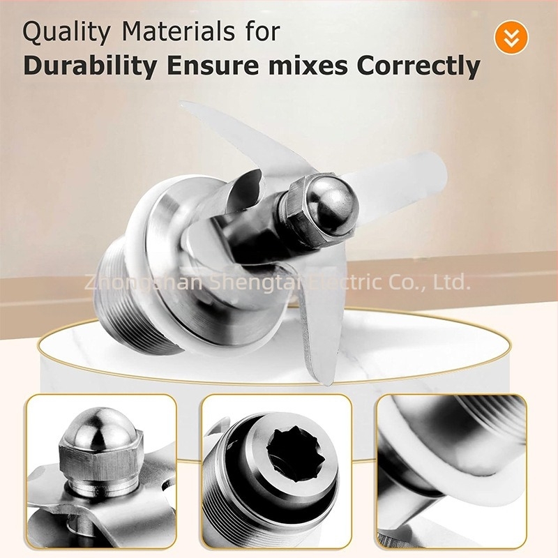 CB-6 blender alkatrészek – 502977, 502975, 18396; keverő- és dagasztóhorog tartozékok; kompatibilis a Waring CB6