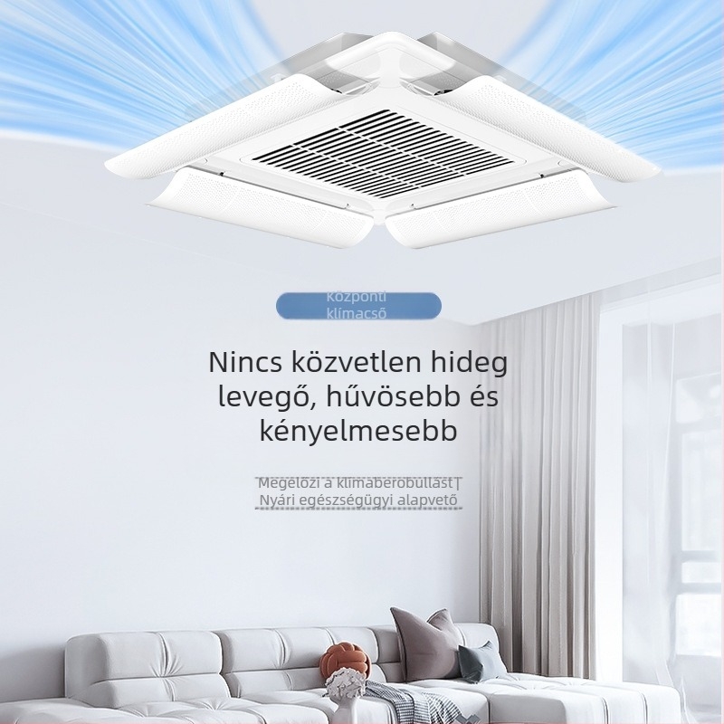 Központi klímaberendezés irodai légáramlás-deflektor, műanyagból, Holy Star Leigh márka, modell FT-2023-11, klíma kiegészítők, egyszerű és modern dizájn