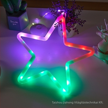 LED csillag alakú éjjeli lámpa szívókoronggal, akkumulátoros tápegység, 4,5 V, 3000 lm, IP42, élettartam 50 000 óra, Taizhou, Zhejiang eredet